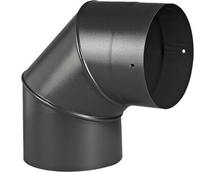 Bocht 90&deg;, &Oslash; 150 mm zwart krasvast