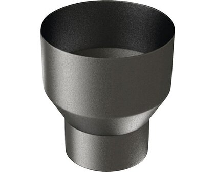 Verloop enkelwandig 150x80 mm zwart