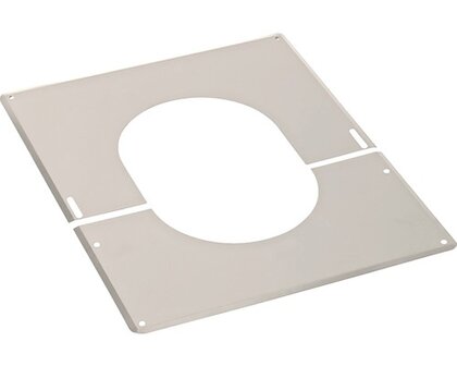 Centreerplaat 0&ordm;-10&ordm; voor dubbelwandig buis &Oslash; 80 mm / 130 mm