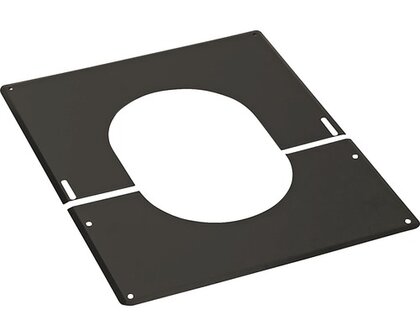 Centreerplaat 30&ordm;-45&ordm; voor dubbelwandig buis &Oslash; 80 mm / 130 mm