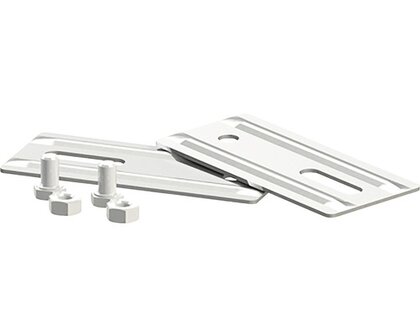Verlengstuk voor muurbeugel voor dubbelwandig buis &Oslash; 80 mm / 130 mm
