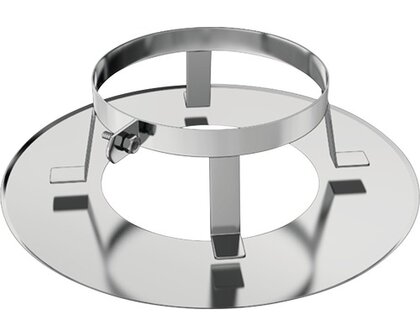 Rozet voor dubbelwandig buis &Oslash; 80 mm / 130 mm