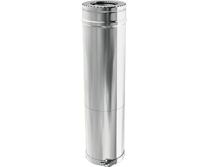 Schuifbuis dubbelwandig 36-53 cm &Oslash; 80 mm / 130 mm