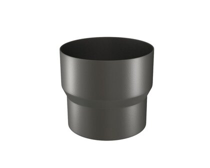 Verloop enkelwandig 150x125 &Oslash; 125 mm zwart